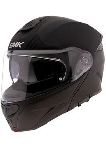 SMK Gullwing Solid, flip up helmet , color: Matt-Black , size: XL