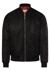 Schott NYC Muži Přechodn&aacute; bunda 'Airforce' čern&aacute; XL