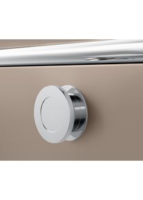 Tchibo - Kovov&aacute; komoda &raquo;Cn3 Slim Line&laquo; se 2 v&yacute;klopn&yacute;mi dv&iacute;řky, hnědo&scaron;ed&aacute;