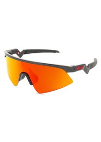 Oakley 0OJ9015 RESISTOR SWEEP | unisex slunečn&iacute; br&yacute;le | Hranat&yacute; | Obruba: Plast Modr&aacute; | Barva čoček: Červen&aacute; S Přechodem