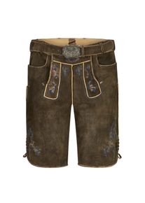 Velk&eacute; Velikosti - MADDOX COUNTRY - Kožen&eacute; kalhoty s p&aacute;skem - 29 - Hněd&aacute;