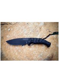 Nůž Ch&aacute;ron III, Dachs Knives, Stonewash, Čern&aacute;