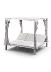 Blumfeldt Eremitage Trojit&eacute; trojit&eacute; leh&aacute;tko, ochrana proti slunci, až pro 3 osoby, hlin&iacute;kov&yacute; r&aacute;m, odolnost proti povětrnostn&iacute;m vlivům