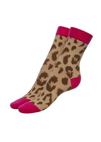 Fiore Fuchsiovo-hned&eacute; ponožky Pretty Wild 100DEN