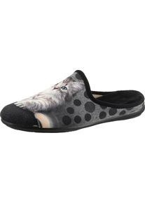 Damske Pantofle čern&aacute;-vzor ,velikost 36