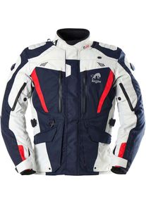 Furygan Apalaches Evo, textile jacket waterproof , color: Dark Blue/Light Grey/Red , size: XL