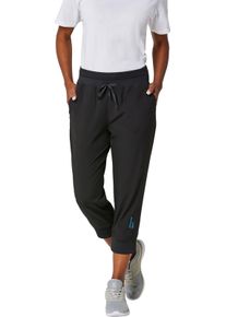 Damske Funkčn&iacute; kalhoty s žebrovan&yacute;m elastick&yacute;m pasem čern&aacute; ,velikost 38