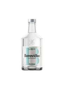 Žuf&aacute;nek Borovička 45% 0,5l