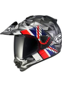 Arai Tour-X5 Nation "UK", adventure helmet , color: Matt Grey/Blue/White/Red , size: XS