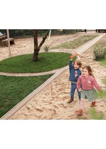 Tchibo - Dětsk&eacute; man&scaron;estrov&eacute; kalhoty s odn&iacute;mateln&yacute;mi &scaron;lemi - pro ženy - vel. 122/128 - barva: modr&aacute;