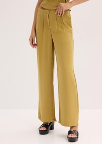 Kalhoty s texturou | Zelen&aacute; | Vel. 44 | bonprix