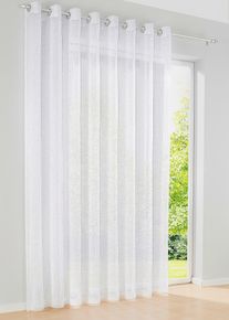 Z&aacute;clona s jemnou strukturou sable | B&iacute;l&aacute; | Vel. 9 (v/&scaron;: 245/300 cm) | bonprix