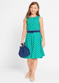 Žerzejov&eacute; &scaron;aty z čist&eacute; organick&eacute; bavlny | Zelen&aacute; | Vel. 116/122 | 100% bavlna| bonprix