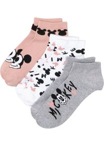 N&iacute;zk&eacute; ponožky Mickey Mouse (3 p&aacute;ry) | &Scaron;ed&aacute; | Vel. 35-38 | bonprix