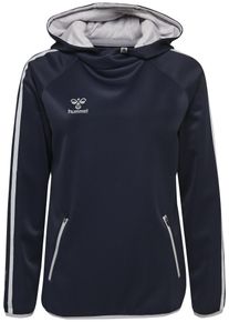 Hummel Ženy Sportovn&iacute; mikina 'Cima' nočn&iacute; modr&aacute; / světle &scaron;ed&aacute; S