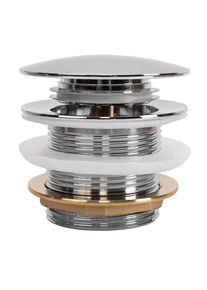 REA Univerz&aacute;ln&iacute; vanov&aacute; v&yacute;pusť Click-clack Chrome REA-W2013