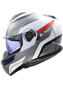LS2 FF908 Strobe II Monza, flip up helmet , color: White/Grey/Blue/Red , size: XL