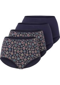 Damske Kalhotky s pasem n&aacute;mořnick&aacute; modr&aacute; + n&aacute;mořnick&aacute; modr&aacute;-potisk ,velikost 50