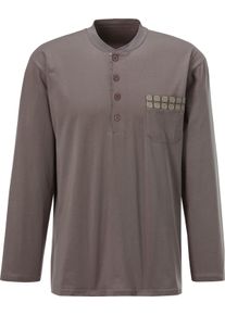 Panske Pyžama tmav&aacute; taupe + ecru ,velikost 60/62