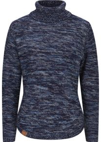 Damske Svetr s rol&aacute;kov&yacute;m l&iacute;mcem n&aacute;mořnick&aacute; modr&aacute;-mel&iacute;r ,velikost 54