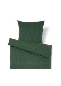 Tchibo - Povlečen&iacute; z biberu - barva: zelen&aacute;