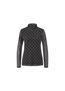 Tchibo - S&iacute;ťovan&eacute; rol&aacute;kov&eacute; triko s potiskem - pro ženy - vel. XXL 52/54 - barva: čern&aacute;/s potiskem