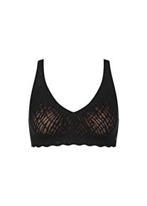 Měkk&aacute; podprsenka Sloggi Zero Feel Bliss Soft bra - pro ženy - vel. M 40/42 - barva: čern&aacute;/žak&aacute;r