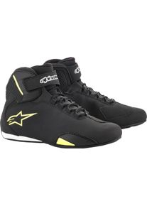 Alpinestars Sektor, shoes , color: Black/Neon-Yellow , size: 6.5 US