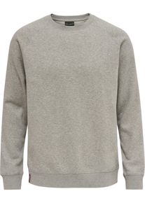 Hummel Muži Mikina 'Red Classic' &scaron;ed&yacute; mel&iacute;r XL