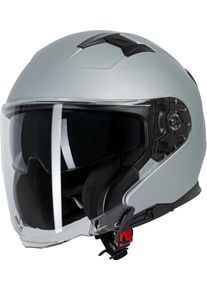 Spec-X SX-22.03 Solid, open face helmet , color: Matt-Silver , size: XXL
