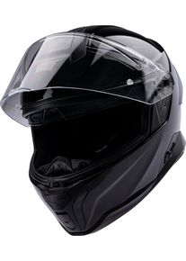 Spec-X SX-85.01 Solid, full face helmet , color: Black , size: XXL