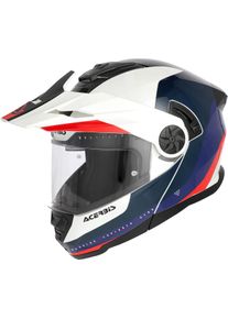 Acerbis Rider, flip up helmet , color: White/Dark Blue/Blue/Red , size: L