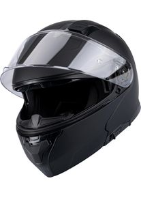 Spec-X SX-95.01 Solid, flip up helmet , color: Matt-Black , size: M