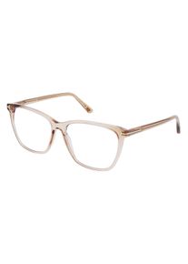 Tom Ford FT5762-B unisex br&yacute;le | Obruba: kočič&iacute; tvar, acet&aacute;t, hněd&aacute;