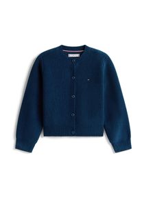 Tommy Hilfiger D&iacute;vka Kardigan 'CHENILLE' n&aacute;mořnick&aacute; modř 6