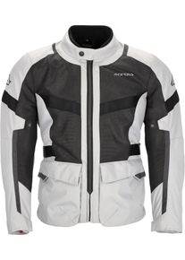 Acerbis Ramsey Long, textile jacket , color: Light Grey/Black , size: XXL