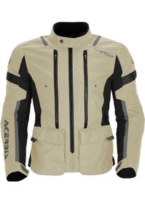 Acerbis X-Travel 2.0, textile jacket unisex , color: Beige/Black/Grey , size: M