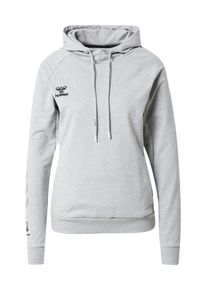 Hummel Ženy Sportovn&iacute; mikina &scaron;ed&yacute; mel&iacute;r / čern&aacute; L