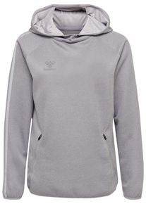 Hummel Ženy Sportovn&iacute; mikina 'Cima' světle &scaron;ed&aacute; / &scaron;ed&yacute; mel&iacute;r XS