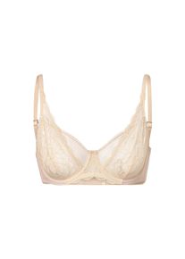 Tchibo - Podprsenka s kosticemi a krajkou - pro ženy - vel. 90C - barva: b&eacute;žov&aacute;