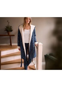 Tchibo - Měkoučk&yacute; župan - pro ženy - vel. S 36/38 - barva: modr&aacute;