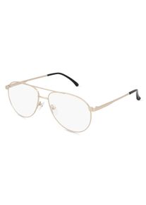 Fielmann BD 546 CL p&aacute;nsk&eacute; br&yacute;le | Obruba: pilot, u&scaron;lechtil&aacute; ocel, zlat&aacute;