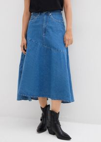 Dž&iacute;nov&aacute; midi sukně High Waist | Modr&aacute; | Vel. 40 | bonprix