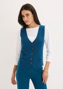 Pleten&aacute; vesta | Petrolejov&aacute; | Vel. 40/42 (M) | bonprix