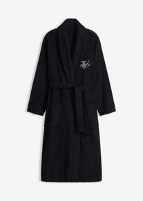 Frot&eacute; župan | Čern&aacute; | Vel. 52/54 (XXL) | 100% bavlna,Frot&eacute;| bonprix