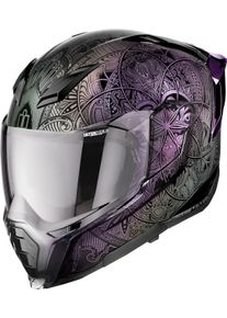 Icon Ultraflite Opal Mandala, full face helmet , color: Purple/Green/Black , size: XXL