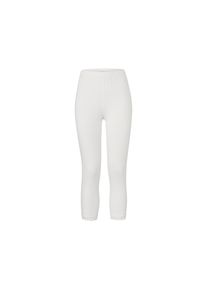 Tchibo - 3/4 leg&iacute;ny s krajkov&yacute;m lemem - pro ženy - vel. XL 48/50 - barva: b&iacute;l&aacute;