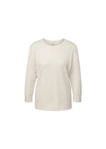 Tchibo - Strukturovan&yacute; pleten&yacute; svetr - pro ženy - vel. S 36/38 - barva: b&iacute;l&aacute;