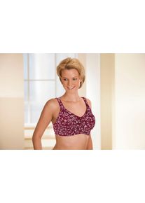 Damske Podprsenka bez kostic s vypodložen&yacute;mi ram&iacute;nky, s potiskem bord&oacute;-vzor ,velikost 100C