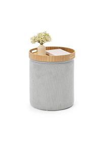 Tchibo - Odkl&aacute;dac&iacute; stolek s podnosem a sedac&iacute; funkc&iacute; - barva: &scaron;ed&aacute;